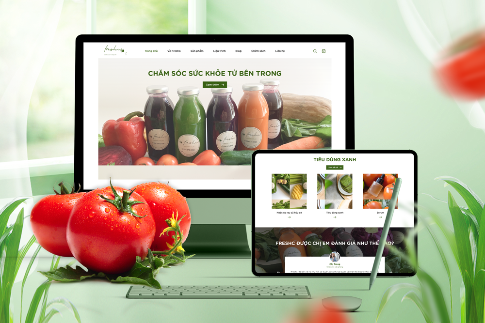 FreshC Website – Drinks for Inner Health Care