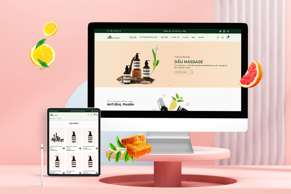 NATURAL PHARM WEBSITE PROVIDING VEGAN COSMETICS