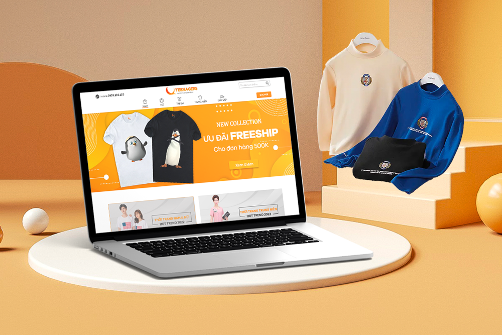 TEENAGERS T-SHIRT FASHION WEBSITE - YOUTHFUL & DYNAMIC