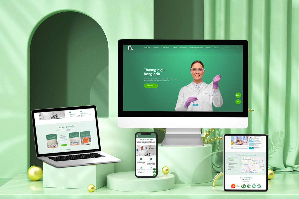 Safety with Phuong Anh's Website Providing Healthcare Products & Vaccines