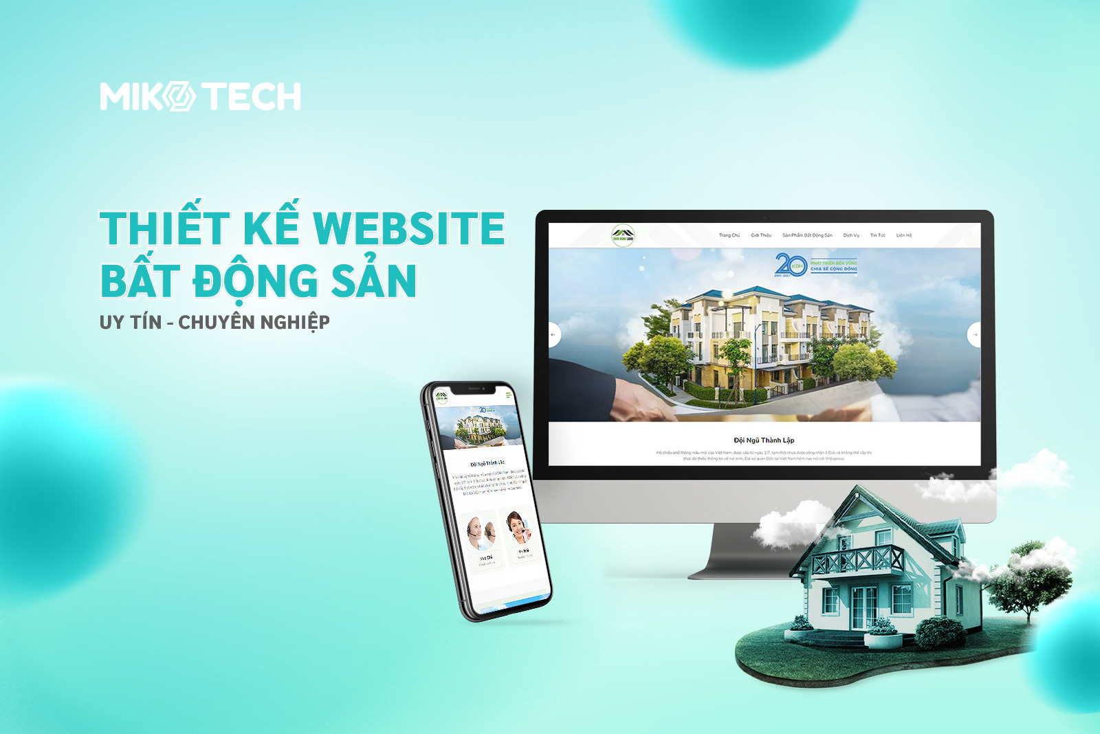 Thiết kế website bất động sản