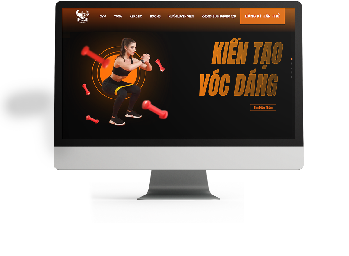 Thiết Kế Website Phòng Tập Gym Chuyên Nghiệp, Thu Hút Chuẩn Seo